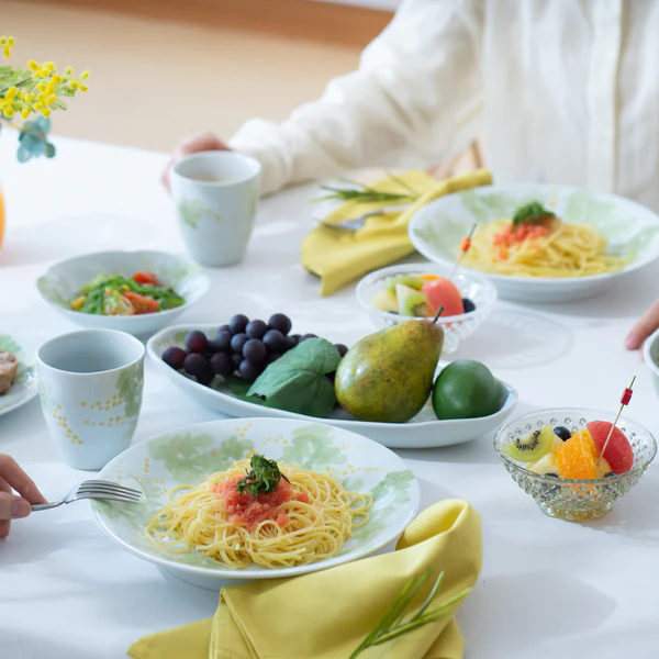 テーブルセッティングアイデア/ミモザシリーズ - 東窯 HIGASHIGAMA